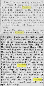 Regent Theater - Link Between Vaudette And Geneste Sep 26 1912 (newer photo)